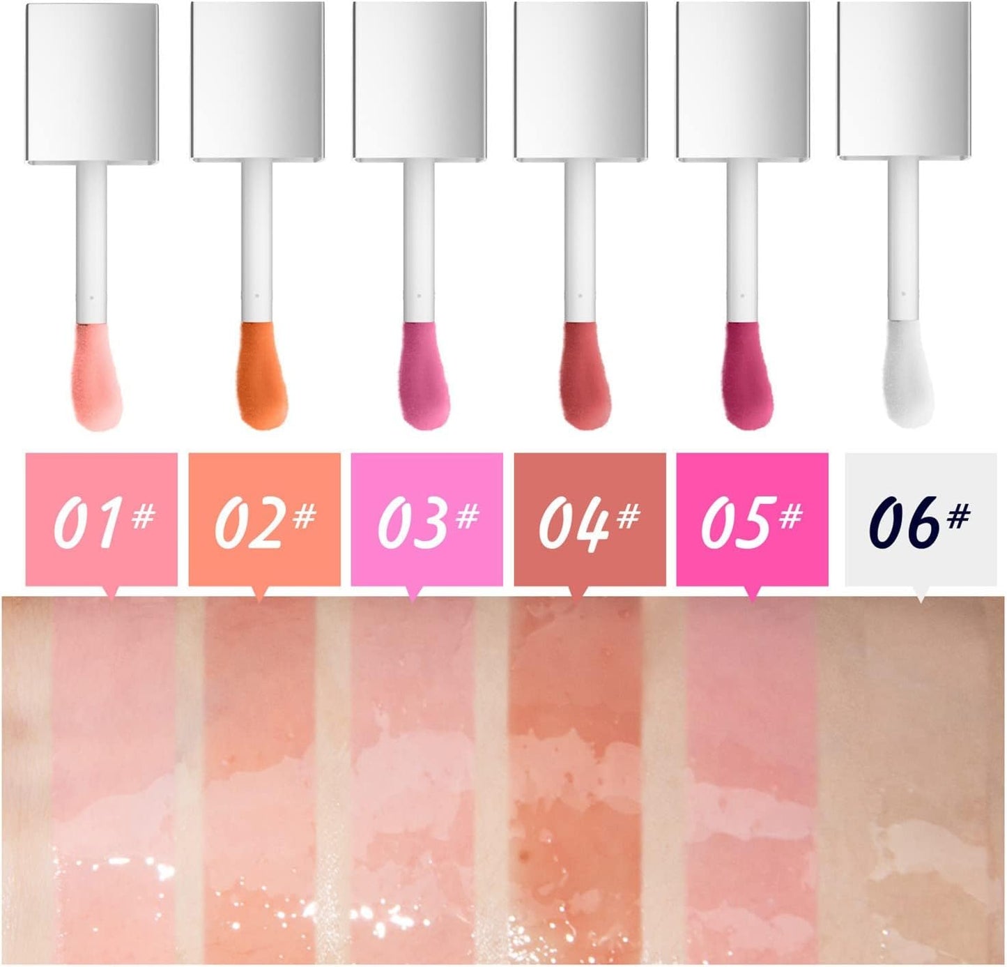 Lip Glosses Flavo Lip Oil Lipstick Moisturizing and Moisturizing Lip Glaze Transparent Dudu Lip Glass Lip Balm 8Ml Kids Lip Gloss for Girls