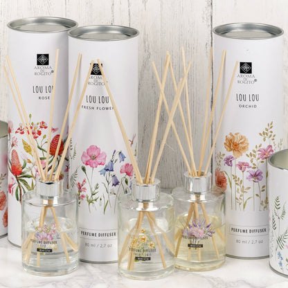 Home Fragrance Air Freshener Reed Diffuser 80Ml Aromatic Perfume Scent Gift Box