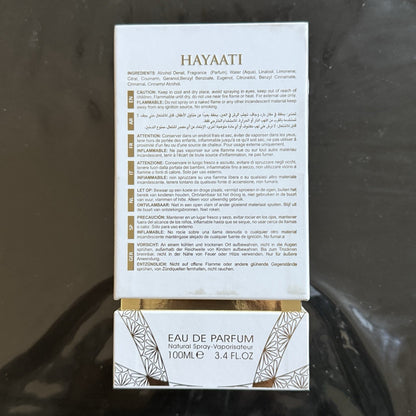 Lattafa Hayaati Gold Elixir EDP 100Ml | Lattafa Perfume for Men & Women | New