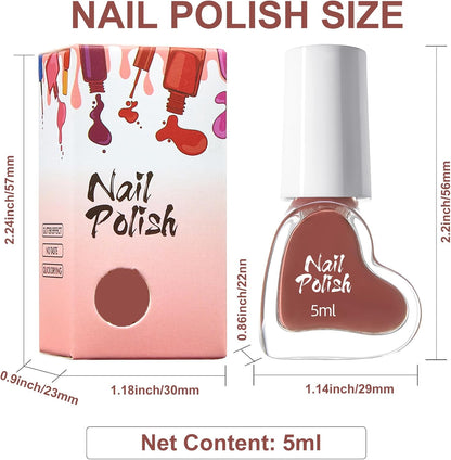 Reddish Brown Nail Polish, Brown Nail Varnish