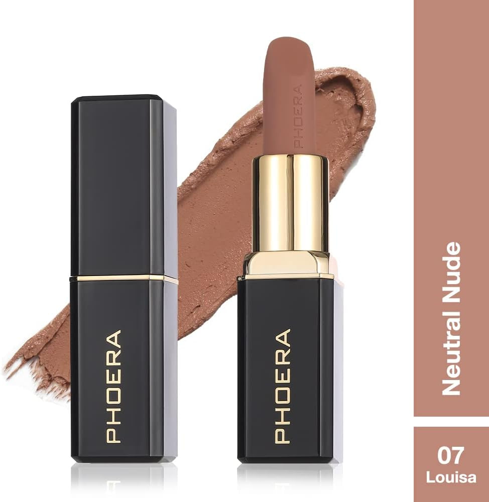 Non Transfer Lipstick Waterproof, Smudge-Proof and Mask-Proof Feeling Weightless Pigmented Formula Long-Lasting Lipstick That Are Mask, Sweat, and Pizza-Proof. (07 Louisa)