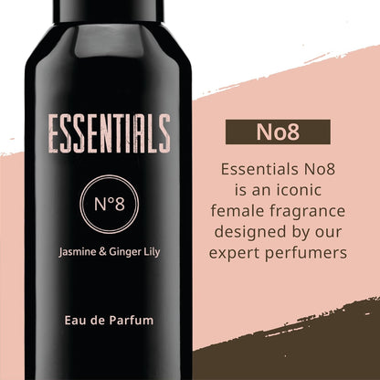 MILTON-LLOYD ESSENTIALS No 8 Perfume for Women. 50Ml Eau De Parfum. Luxury Fragr