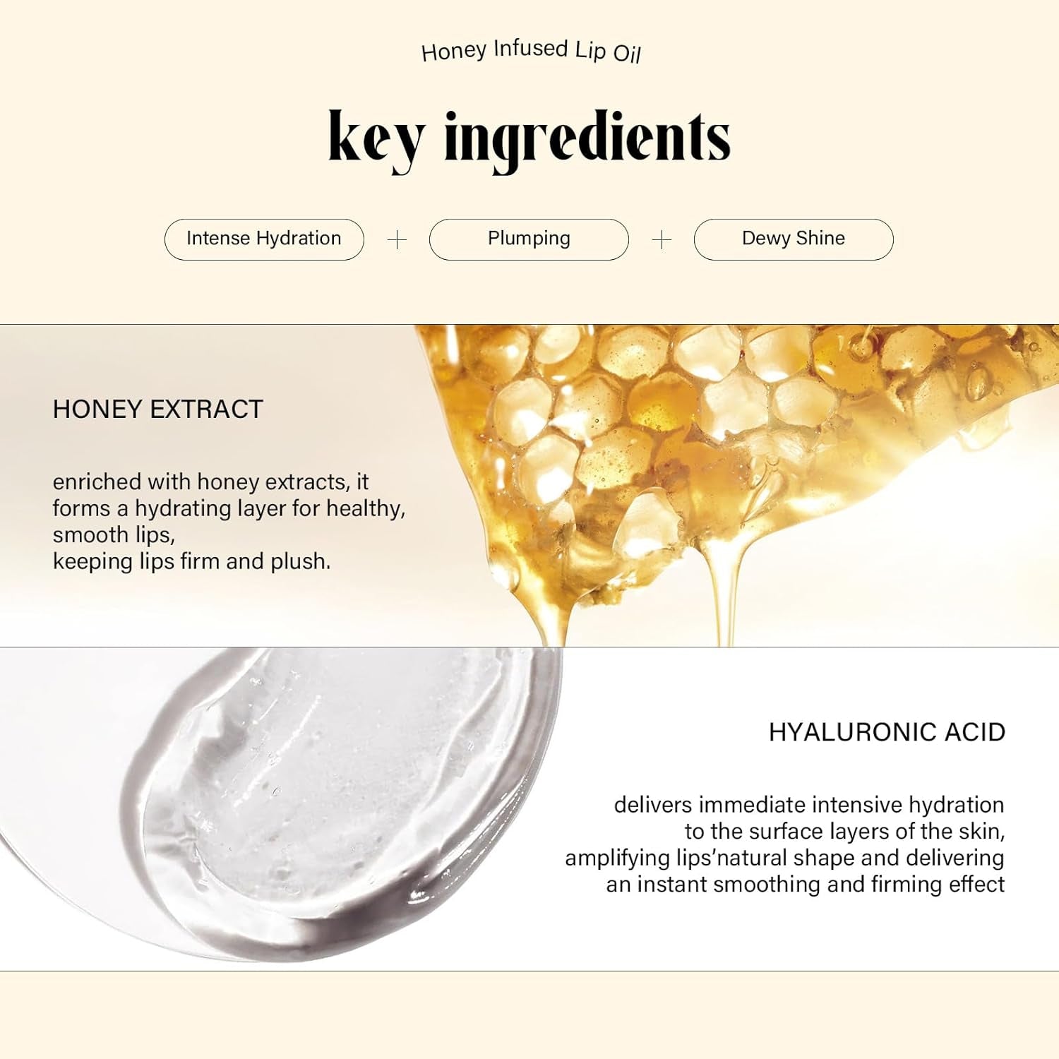 Honey Lip Oil, 2PC Lip Gloss Set