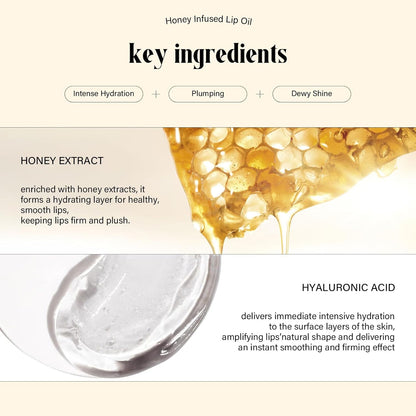 Honey Lip Oil, 2PC Lip Gloss Set
