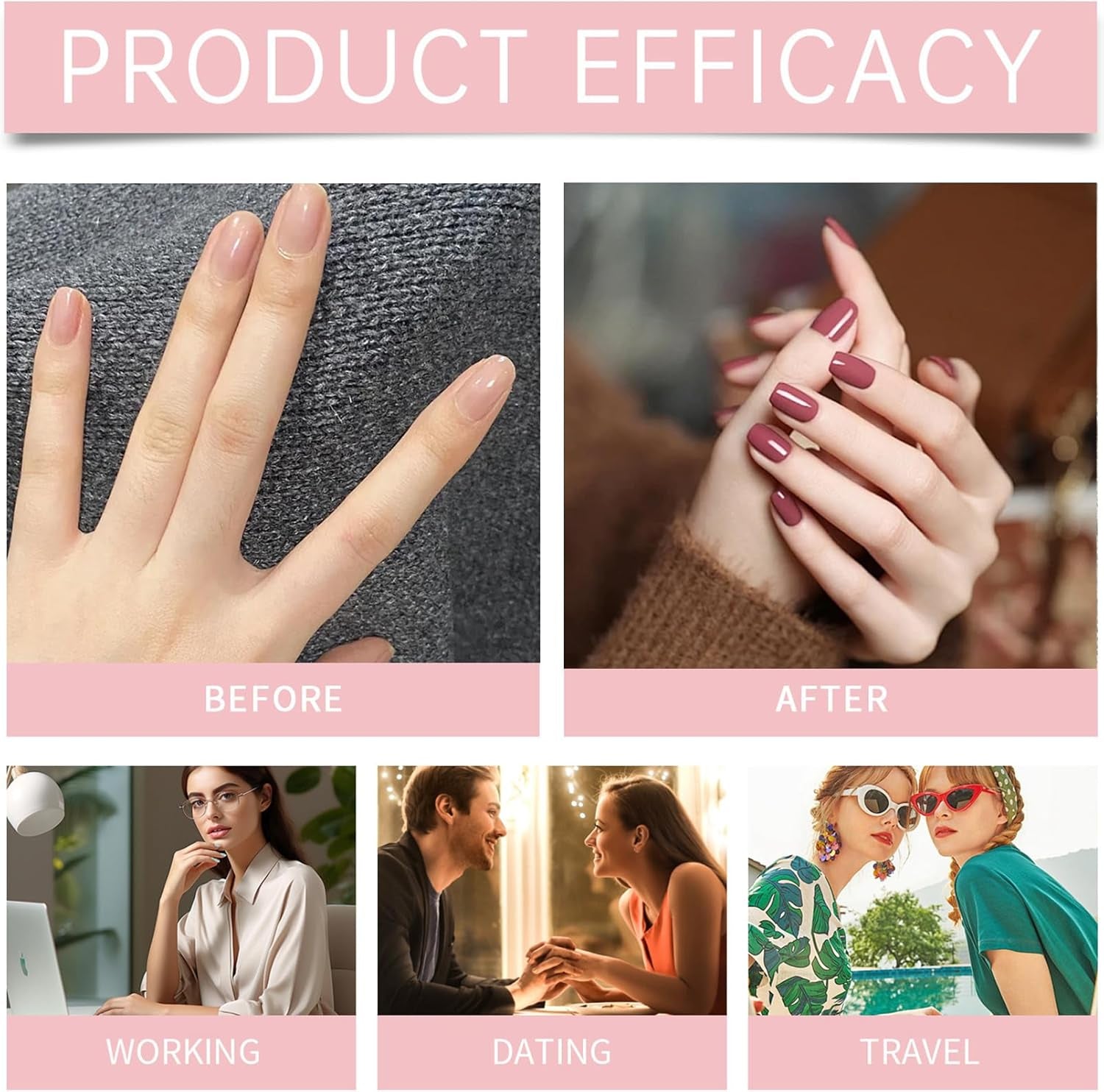 Reddish Brown Nail Polish, Brown Nail Varnish