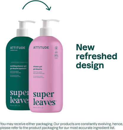 ATTITUDE Body Wash, EWG Verified Shower Gel, Dermatological