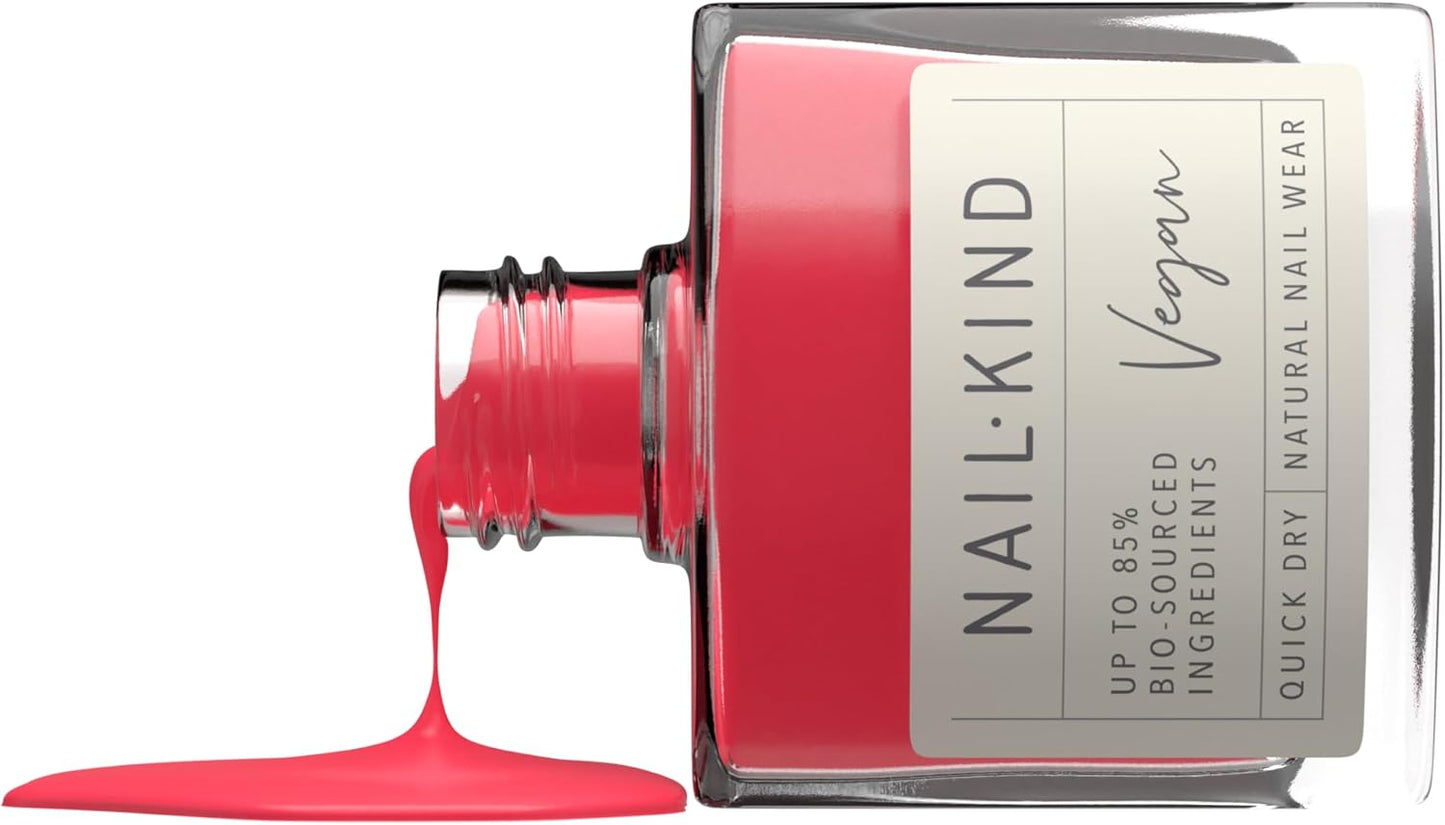 Nail Polish Red 8 Ml-Popsicle Party, Vegan Quick Dry Nail Varnish, Long Lasting Chip Resistant Manicure, PETA Certified Cruelty Free, High-Shine Finish-By