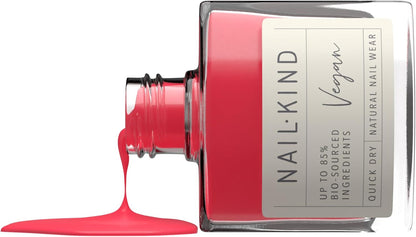 Nail Polish Red 8 Ml-Popsicle Party, Vegan Quick Dry Nail Varnish, Long Lasting Chip Resistant Manicure, PETA Certified Cruelty Free, High-Shine Finish-By