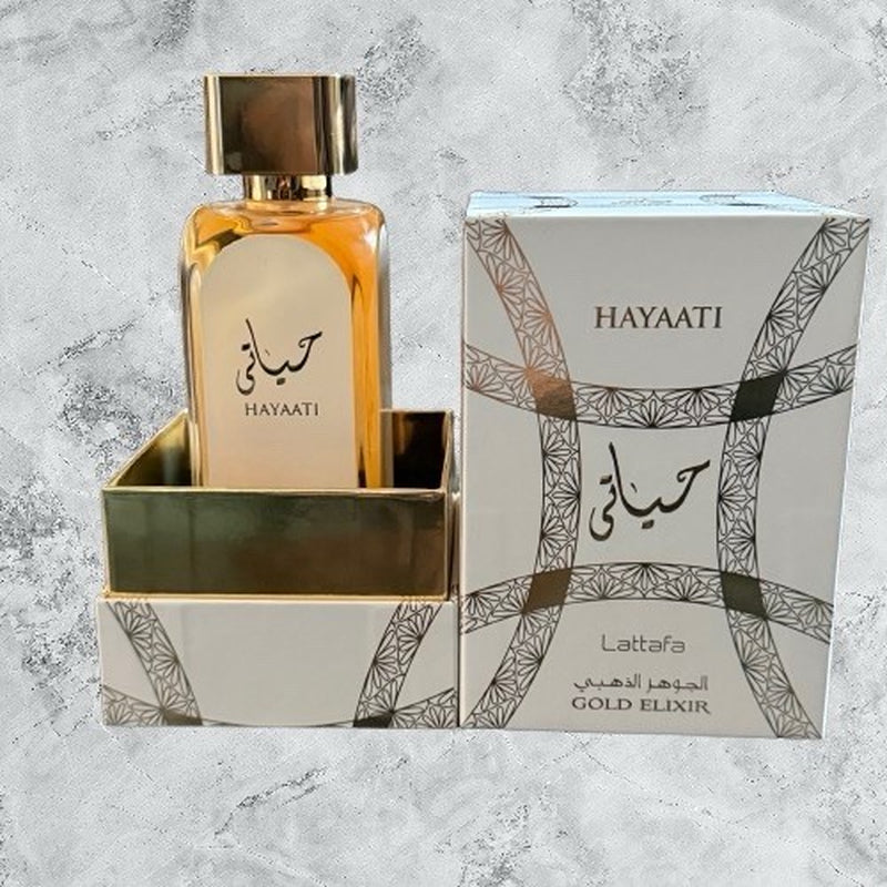 Lattafa Hayaati Gold Elixir EDP 100Ml | Lattafa Perfume for Men & Women | New