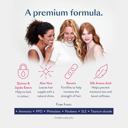 Permanent Hair Colour Set - 9X Allure Award Winning, 100% Grey Coverage, At-Home Hair Colour, 0% Ammonia, Multi-Dimensional Hair Dye, Professional-Grade Hair Colour