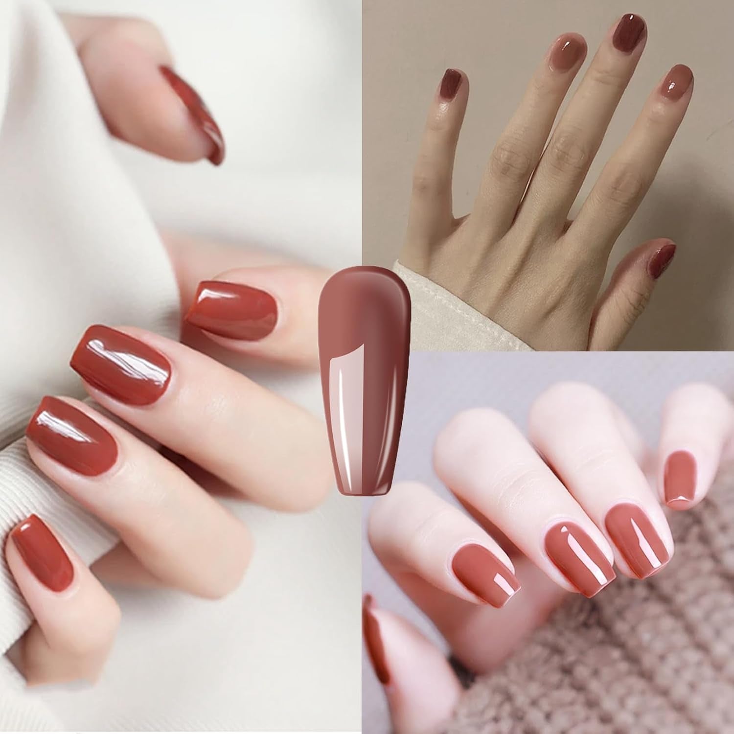 Reddish Brown Nail Polish, Brown Nail Varnish