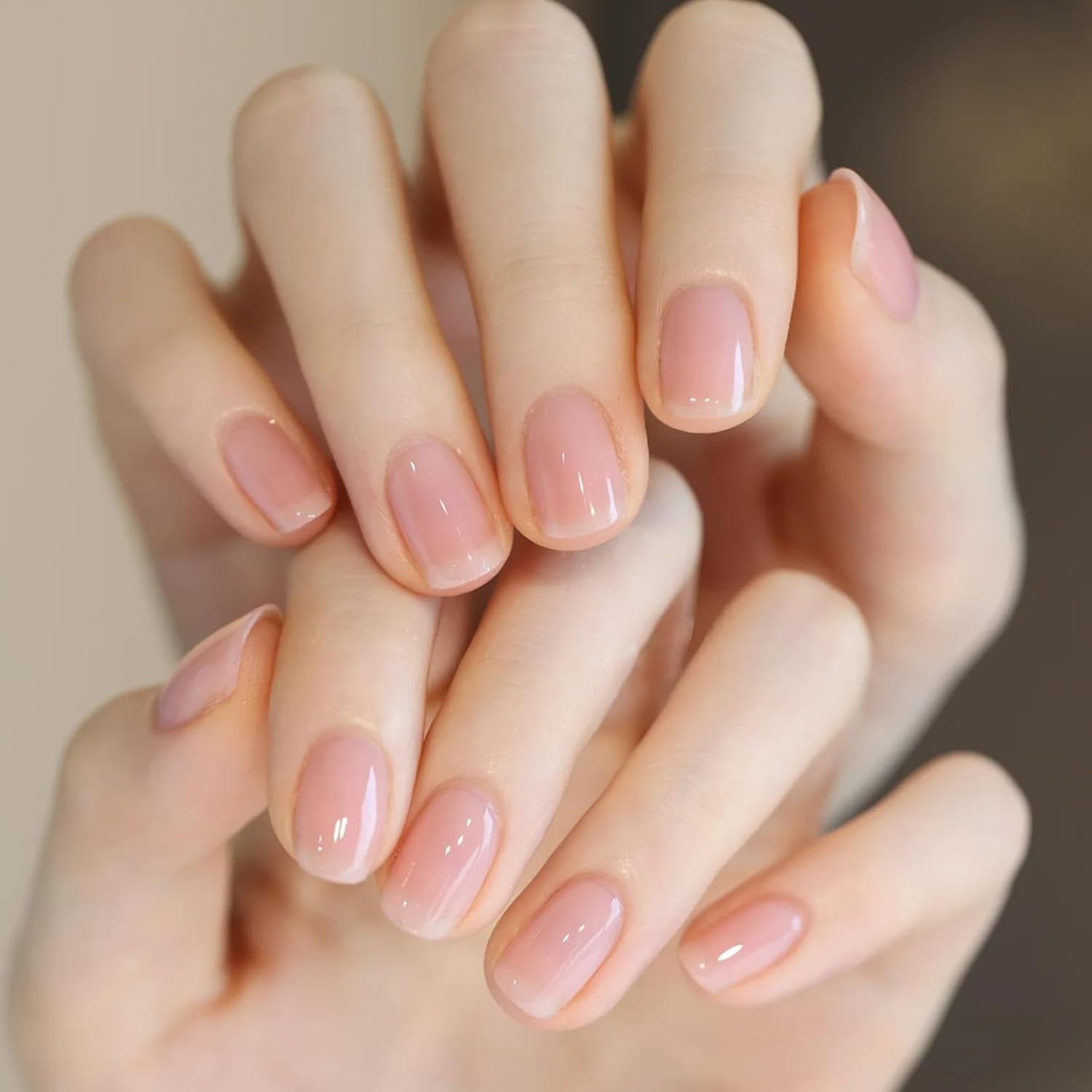 Pink Nail Polish - Light Varnish, Long Lasting & Chip Resistant, Highly Pigmented Baby Pink Gel, Quick Dry for Art Manicure DIY at Home