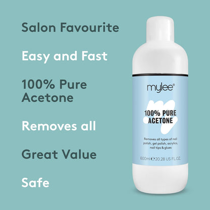 100% Pure Acetone Gel Nail Polish Remover for UV/LED