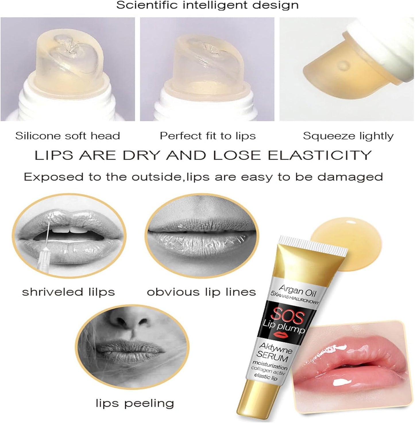 Lip Plumper, Instant Volumizing Lip Plumping Gloss