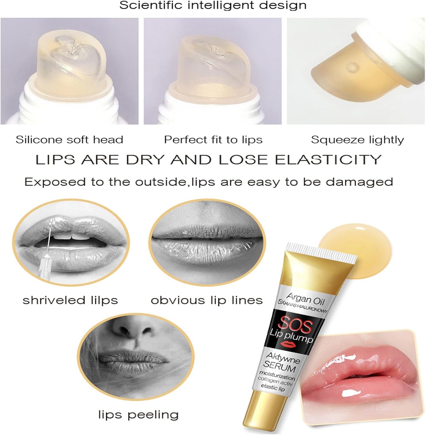 Lip Plumper, Instant Volumizing Lip Plumping Gloss