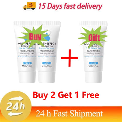 Facial Cleanser Deep Cleansing Foam Remove Dark Spots Acne Mark Pores Refining Blackheads Oil Control Face Wash Scrub Face Gel