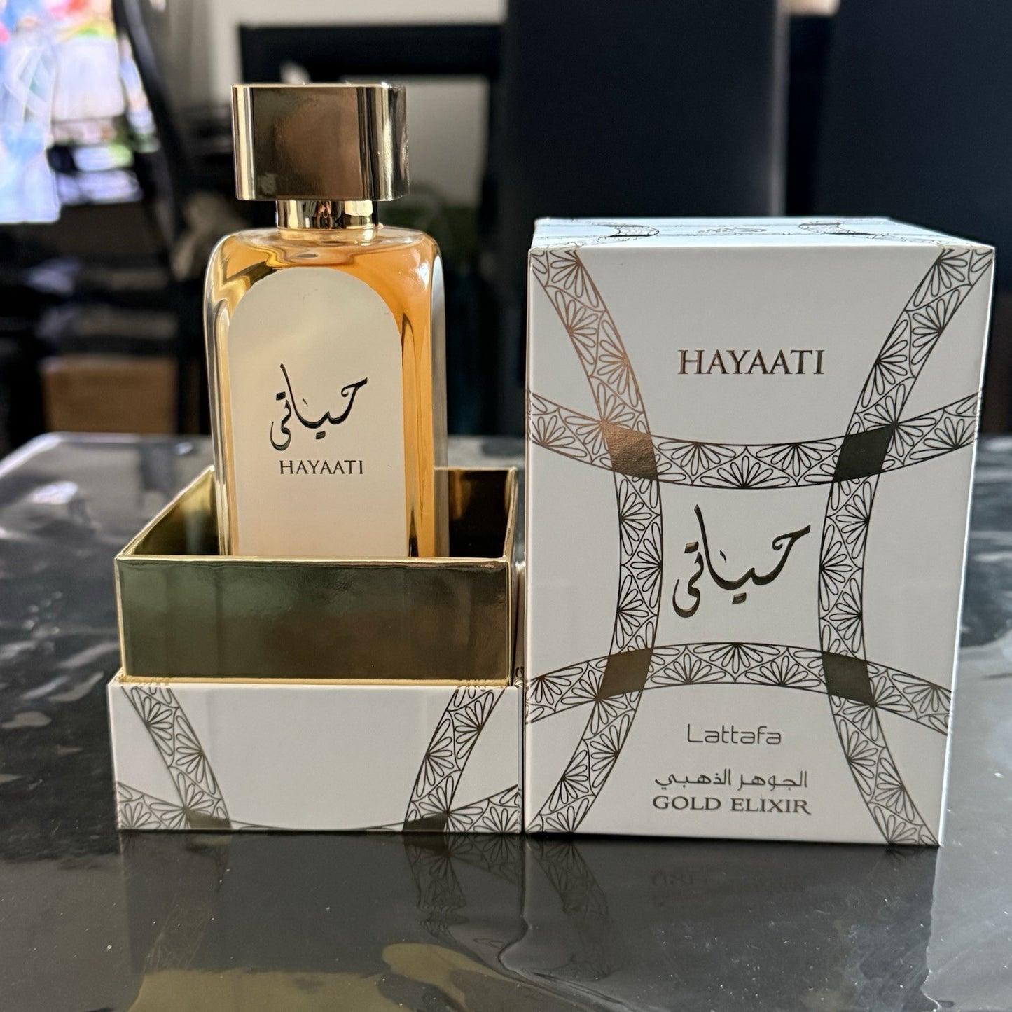 Lattafa Hayaati Gold Elixir EDP 100Ml | Lattafa Perfume for Men & Women | New