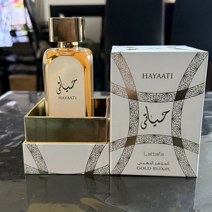 Lattafa Hayaati Gold Elixir EDP 100Ml | Lattafa Perfume for Men & Women | New