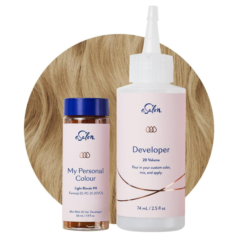 Light Blonde Permanent Hair Colour Set