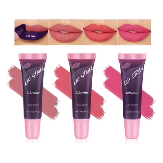 3-Color Peel-Off Lip Stain Set