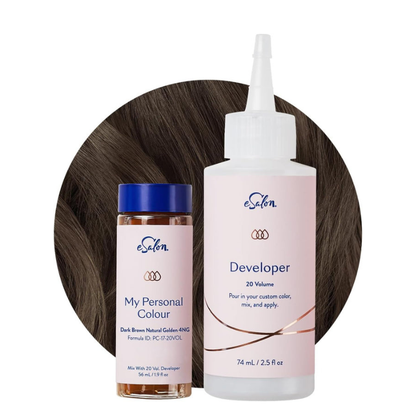 Natural Golden Permanent Hair Colour Set