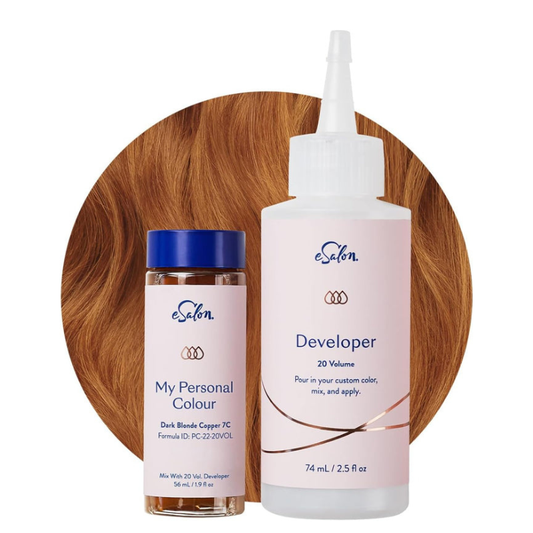 Dark Blonde Copper Permanent Hair Colour Set