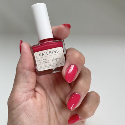 Nail Polish Red 8 Ml-Popsicle Party, Vegan Quick Dry Nail Varnish, Long Lasting Chip Resistant Manicure, PETA Certified Cruelty Free, High-Shine Finish-By