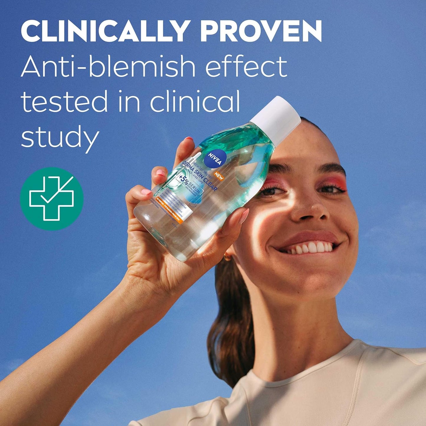 NIVEA Derma Skin Clear Serum-Infused Micellar Water (400Ml)