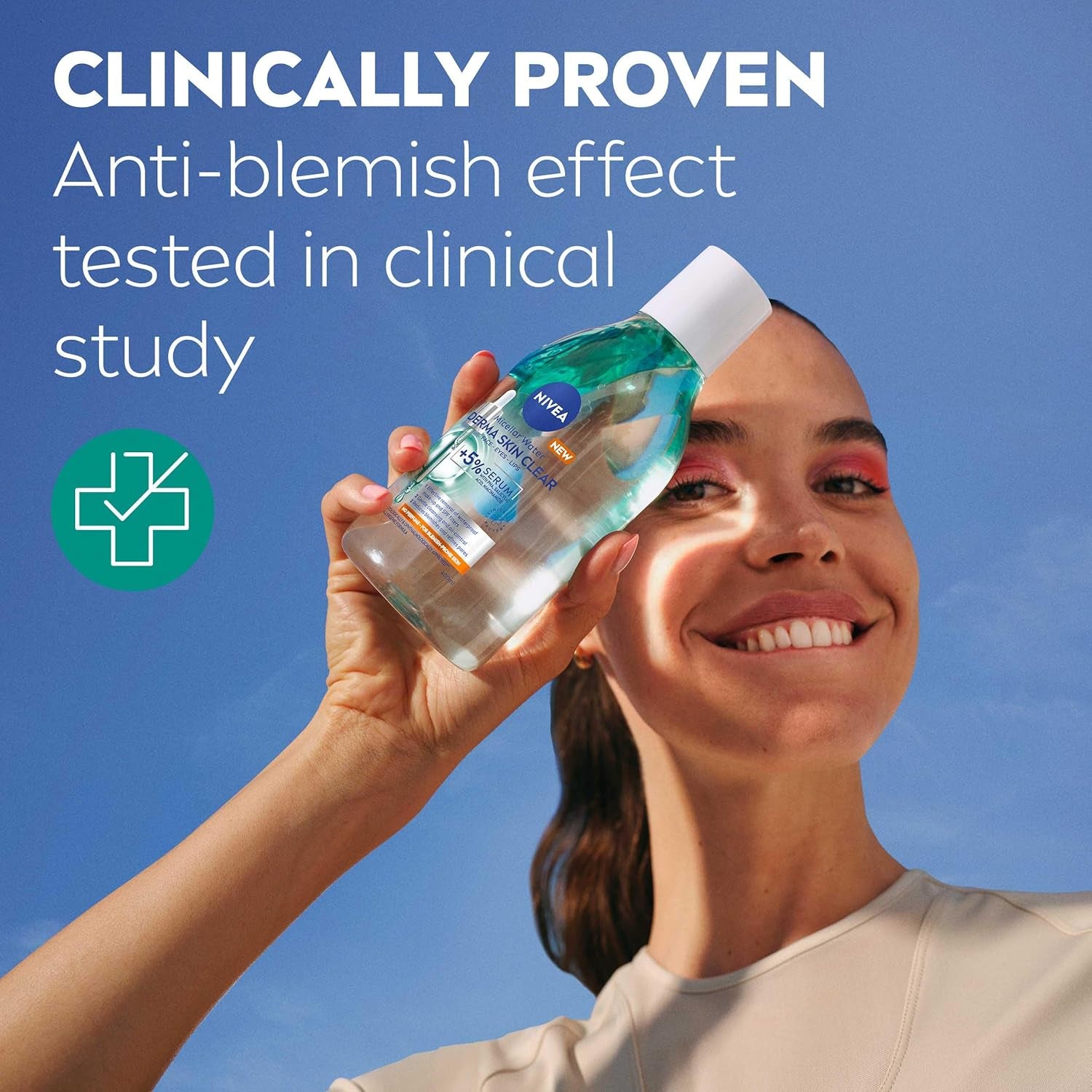 NIVEA Derma Skin Clear Serum-Infused Micellar Water (400Ml)