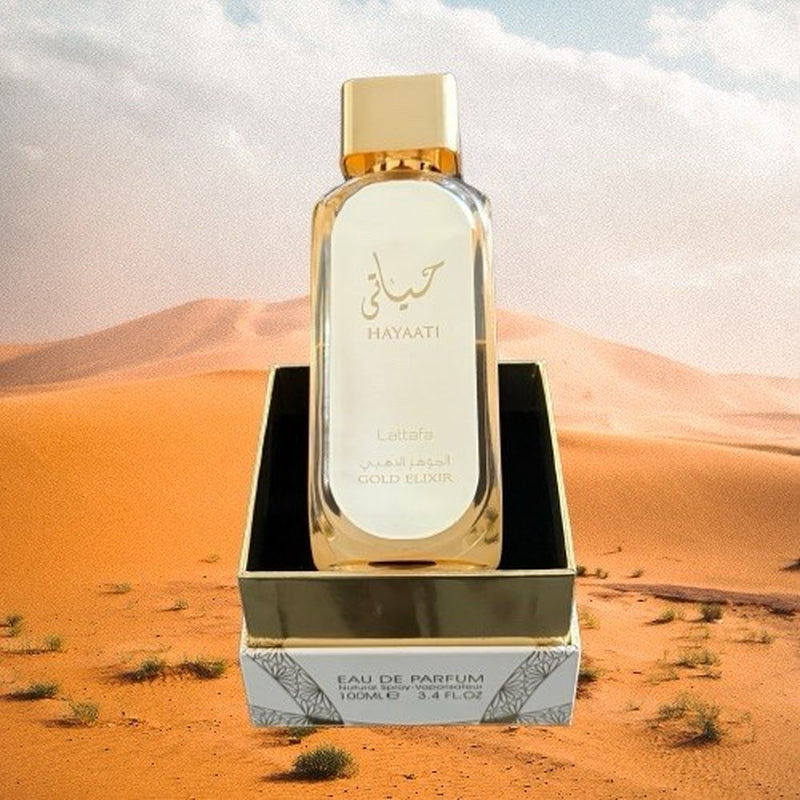 Lattafa Hayaati Gold Elixir EDP 100Ml | Lattafa Perfume for Men & Women | New