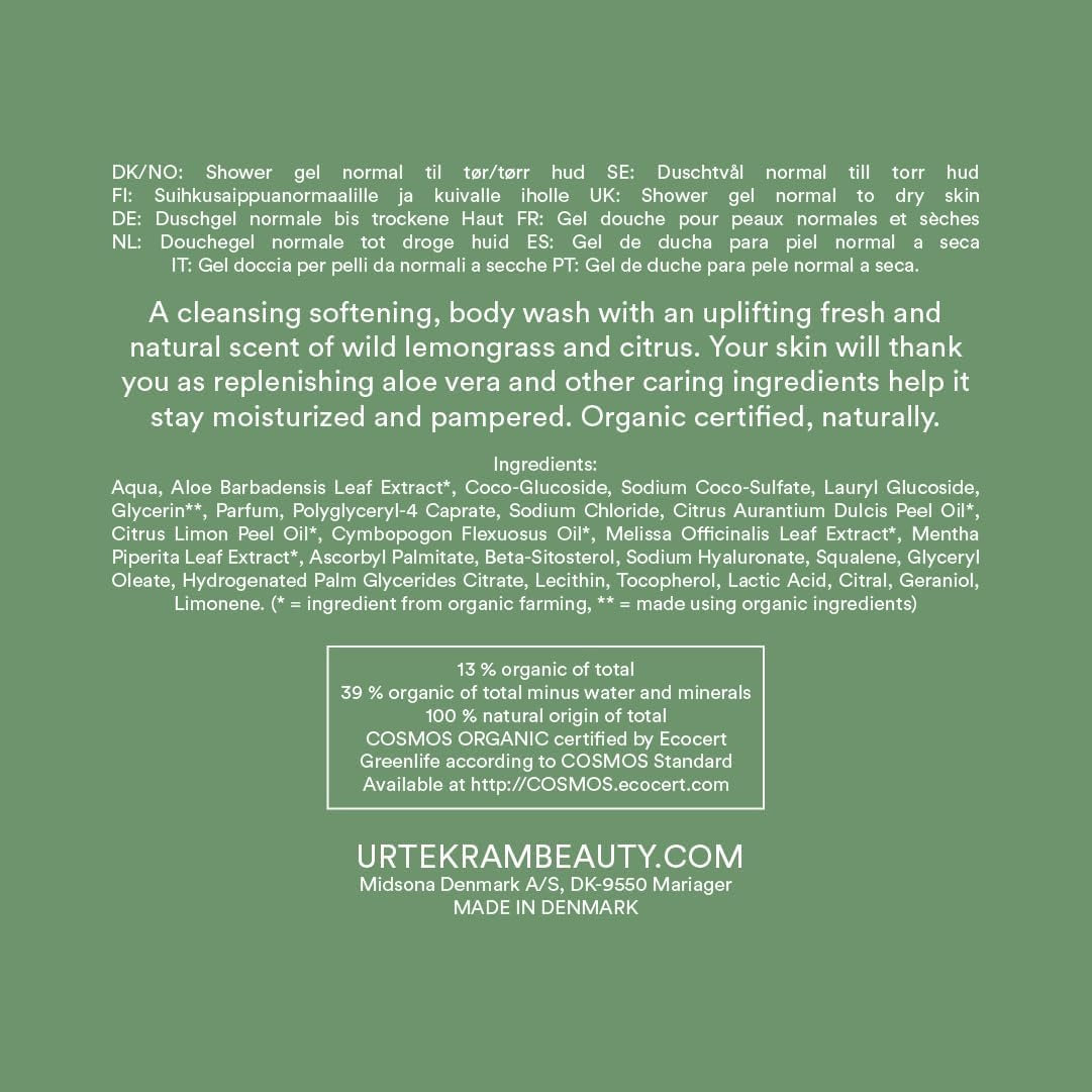 Wild Lemongrass - Blown Away, Body Wash 500 Ml