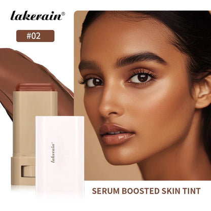 6Color Tinted Foundation Cream Stick Waterproof Lasting Oil-Control Cover Acne Makeup Smooth Moisturize Concealer Serum Balm