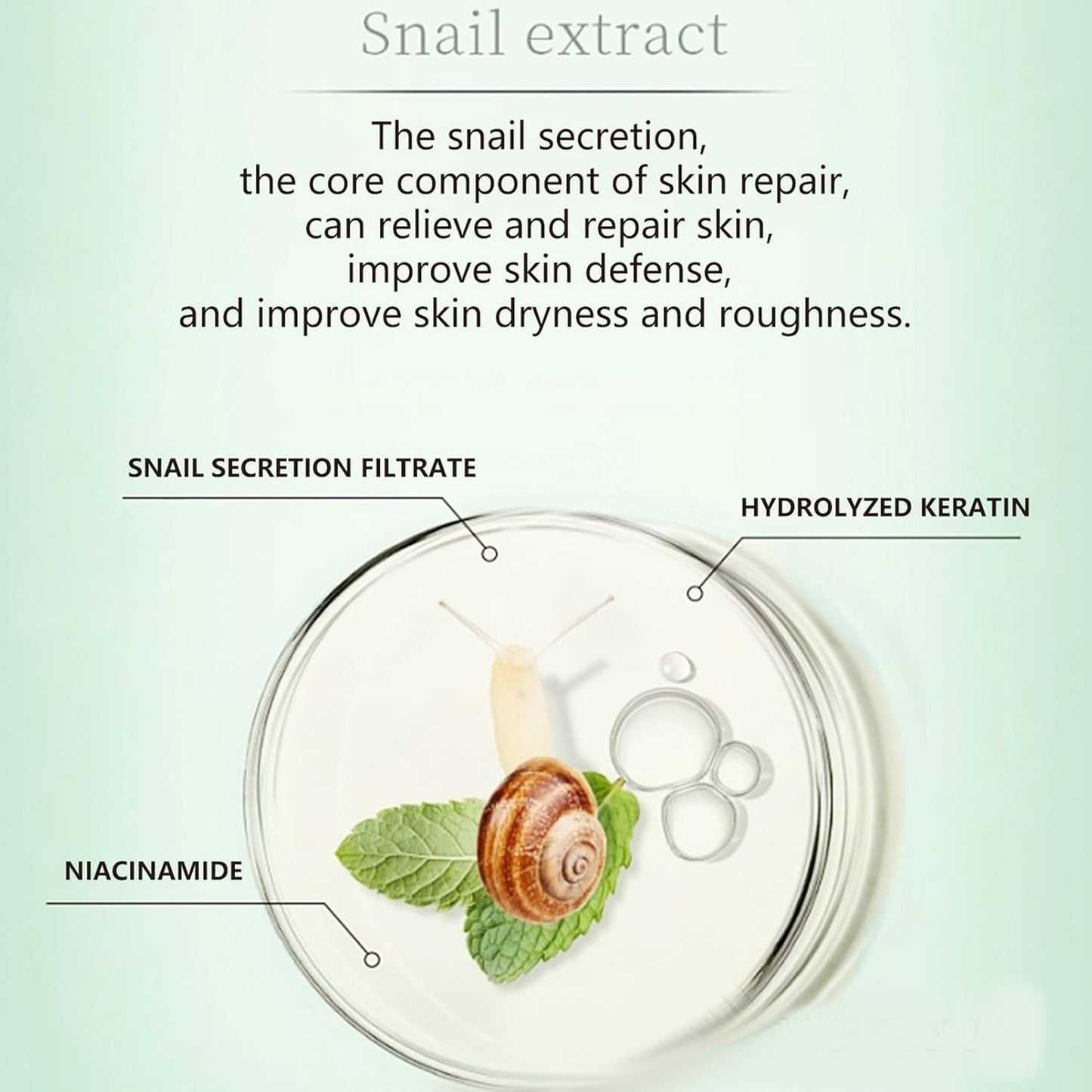 Snail Mucin Essence Set,5Pcs Snail Skincare Sets for Teenage Girls,Firming Snail Mucin Moisturiser,Face Toner & Face Serum & Cleanser & Cream & Eye Cream,Basic Skin Moisturiser,Improve Dull Skin