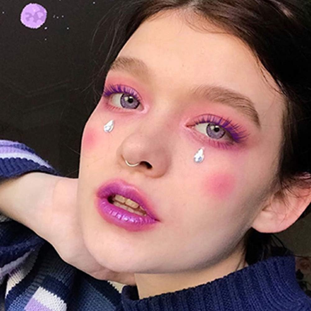   Colorful Mascara Sensational Purple Mascara Charming, Limitless Length & Volume, Flex Tower Brush, Thick & Long Eyelash Waterproof and Smudge-Proof Eyes Makeup (#04 Purple)