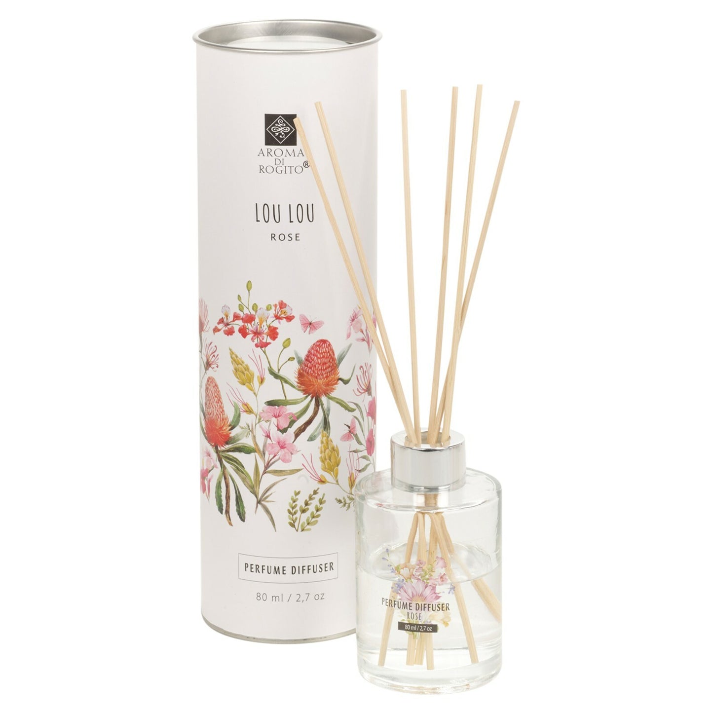 Home Fragrance Air Freshener Reed Diffuser 80Ml Aromatic Perfume Scent Gift Box