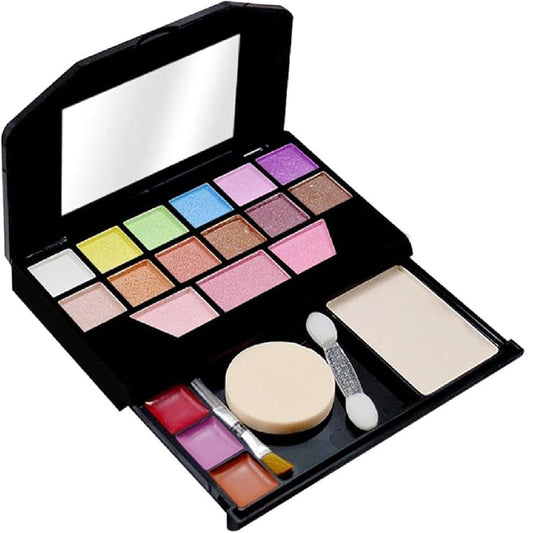 6171 Color Icon Makeup Kit + 7 Pcs Makeup Brush Set + Protya Beauty Blender Puff