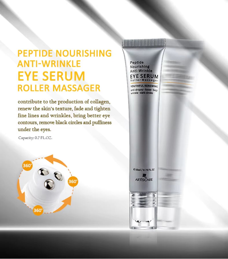 24K Gold Serum SET 3Pcs/Lot for Moisturizing and Hydrating Dark Circles Eye Cream Face Essence Skin Care Products